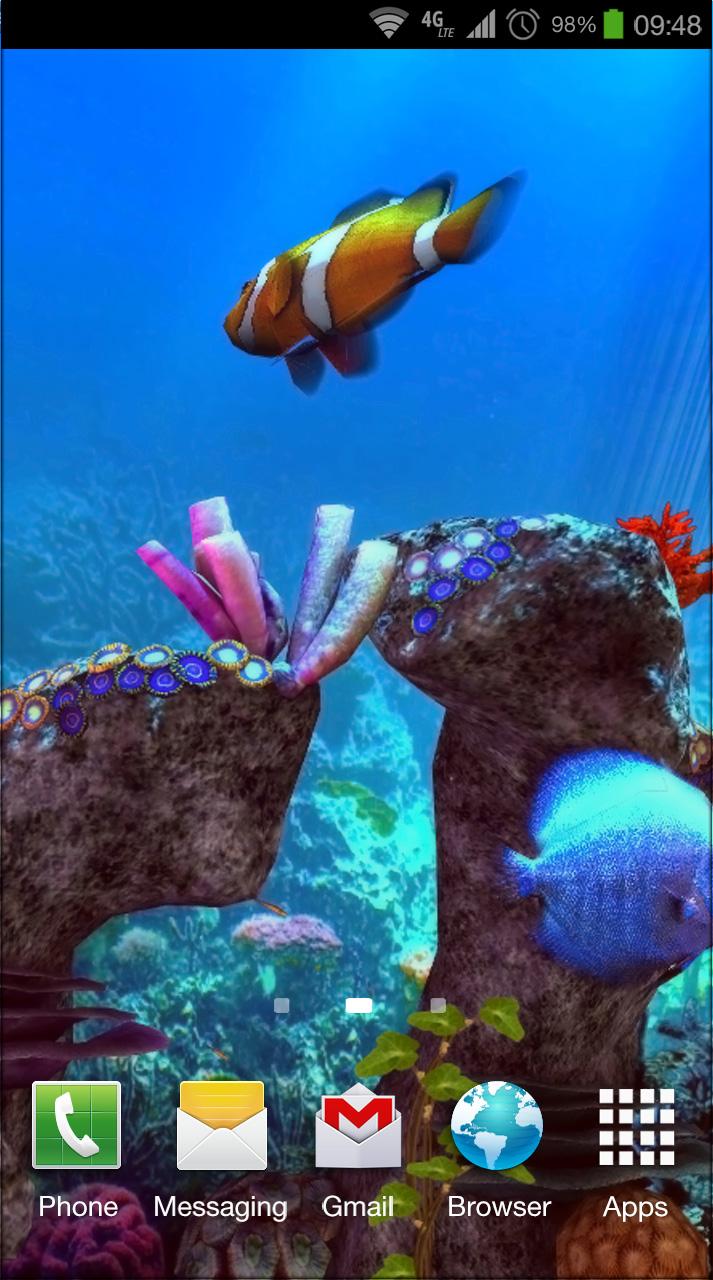 Android application Tropical Ocean 3D LWP screenshort