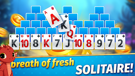 Solitaire merge sorting 3D