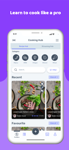 FeedU : Food Network & Cooking Screen 2