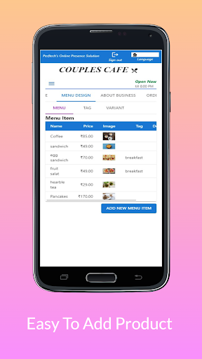 Make Business Online Screen 3