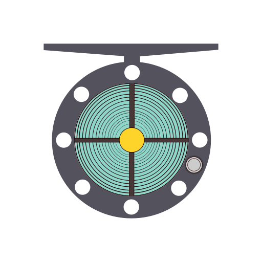 blue lines fishing journal logo