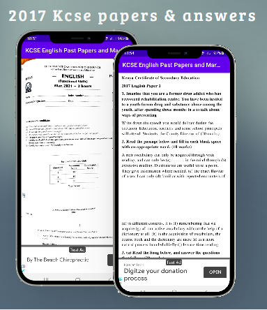 Android application Kcse 2017: past papers. screenshort