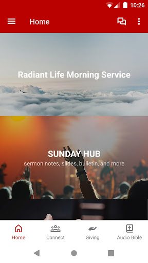 Android application Radiant Life Church Arizona screenshort