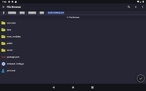 Acode - code editor | FOSS - Productivity - apps