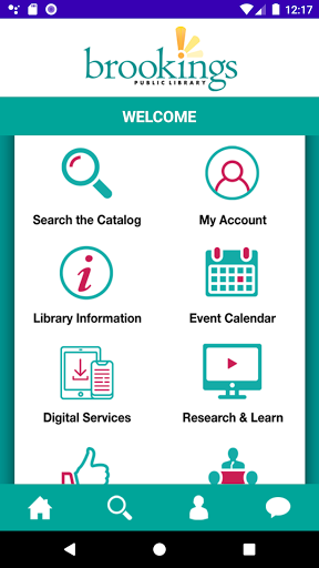Android application Brookings Public Library (SD) screenshort