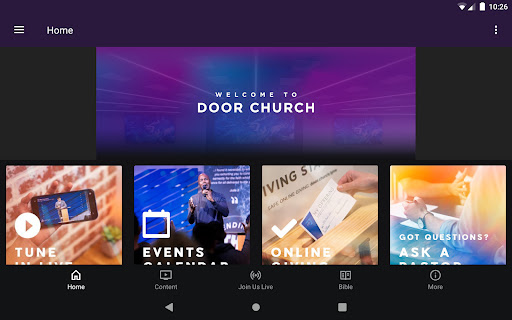Screenshot of Door Church
