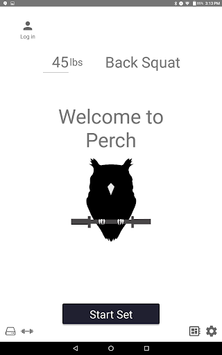 Android application Perch screenshort