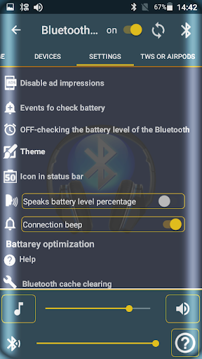 Bluetooth Audio Widget Battery FREE  APK screenshots 12