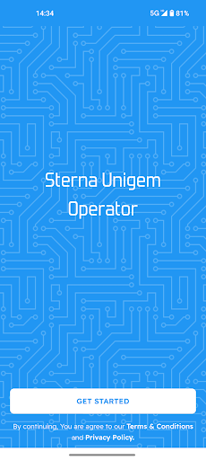 Android application Sterna Unigem Operator screenshort