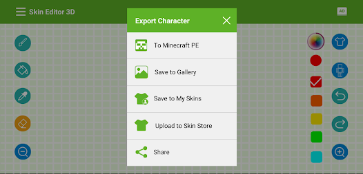 Captura 8 Skin Editor 3D for MC android