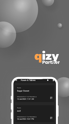 Android application qizy Partner - Business App screenshort