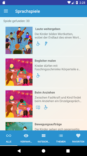 Sprachspiele mit BiSS Screen 2