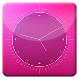 Pink Diamond HD Analog Clock icon