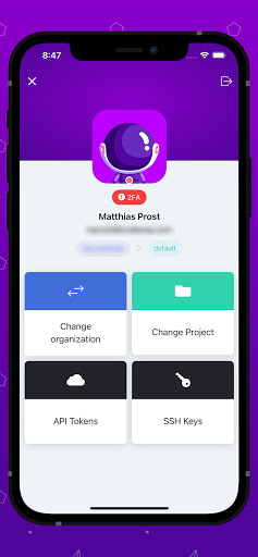 Scaleway Manager Screen 2