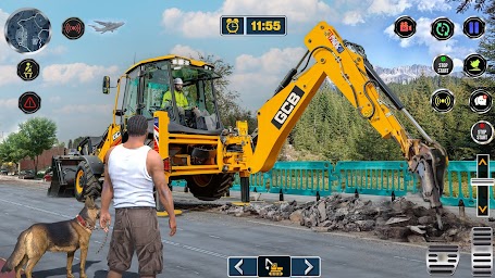 Heavy Excavator JCB Games