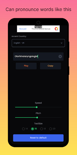 American Word Pronunciation Screen 3