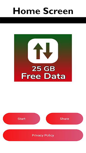 Free Internet app : 25 GB free Data & all network poster-1