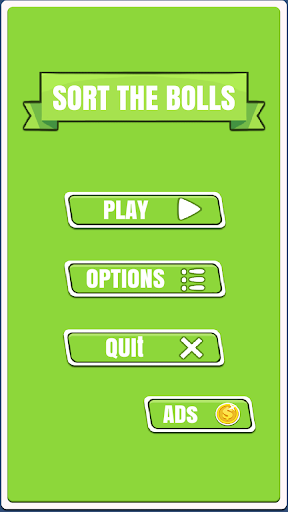 Android application Sort The Bolls screenshort
