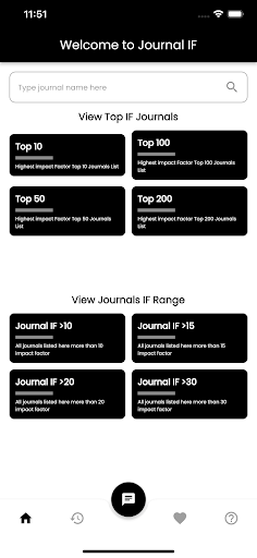 Android application Journal IF screenshort