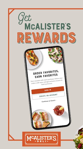 McAlister's Deli screenshot