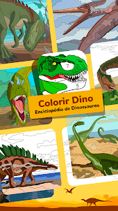Enciclopédia para Colorir Dino