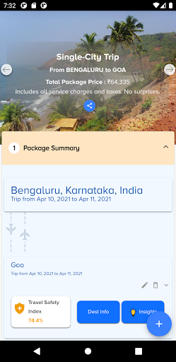 Android application TeraTrip screenshort