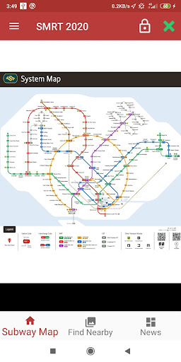 Singapore MRT Route Map