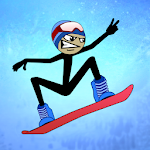 Cover Image of 下载 Stickman Snowboarder  APK
