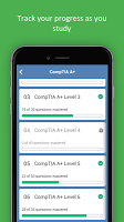screenshot of CompTIA ® A+ practice test