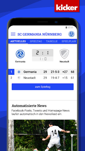 SC Germania Nürnberg Screen 3