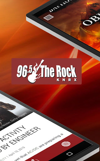 Screenshot of 96.5 The Rock (KNRX)
