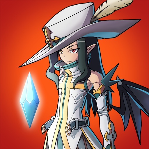 Logo vampire slasher hero
