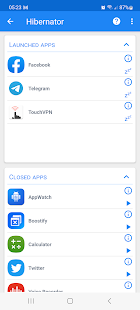 Force Stop Apps - Hibernator Screenshot