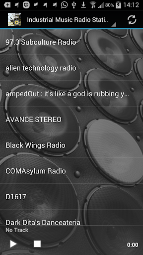Android application Industrial Music Radio screenshort