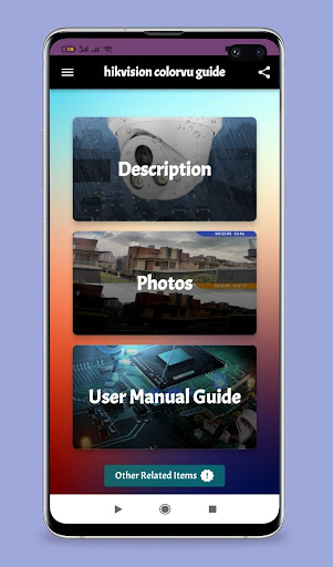 Android application hikvision colorvu guide screenshort