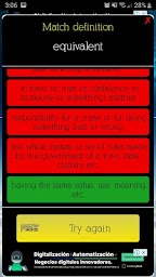 Words games - Definition match