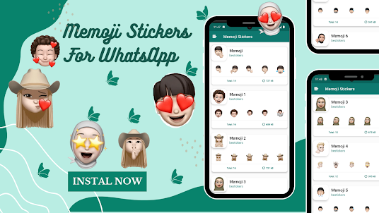 Memoji Stickers For WhatsApp