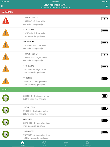 Android application Findmy screenshort