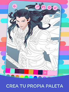 Captura de Pantalla 2 Libro de Colorear de Anime! android