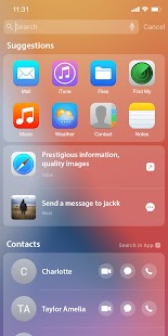 Phone 13 Launcher, OS 15 Screenshot