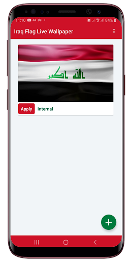 Android application Iraq Flag Live Wallpaper screenshort