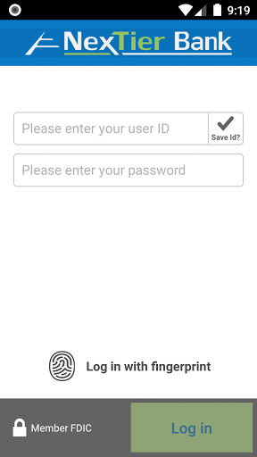 NexTier Business Mobile Screen 2