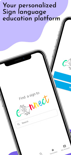 Android application Connect screenshort
