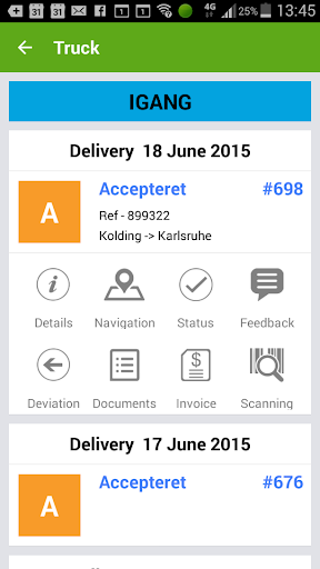 Truckplanner Screen 2