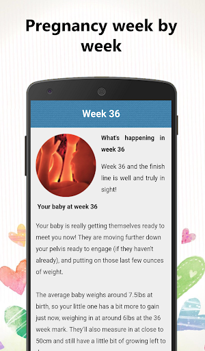 My pregnancy week by week Screen 3