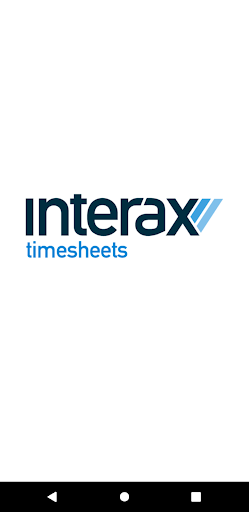 Android application Interax Timesheets screenshort