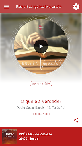 Android application Rádio Evangélica Maranata screenshort