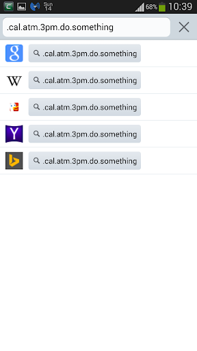 Keyboard Calendar Quick Add