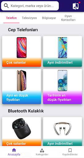 Android application Fiyat Ritmi screenshort