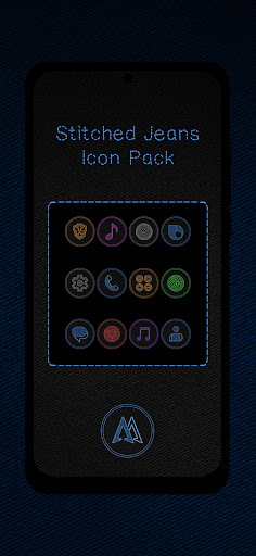 Screenshot of Stitched Jeans Icon Pack